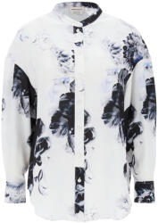 Alexander McQueen Camasa dama ALEXANDER MCQUEEN orchid maxi shirt in silk crepe (757355 QZALG 4243)