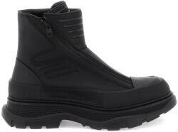 Alexander McQueen Ghete barbat ALEXANDER MCQUEEN rubberized fabric tread slick ankle boots (757712 WHYKF 1000B)