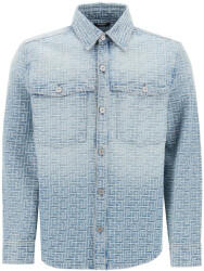 Balmain Geaca blugi barbat BALMAIN monogram denim overshirt (CH1HC088DD27 6FF)