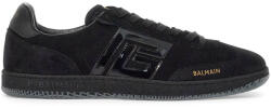 Balmain Adidasi barbat BALMAIN suede and patent leather swan sneakers in (DM1VI360LABP 0PA)