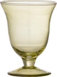 Bloomingville Pahar cu picior pentru vin Florentine 140 ml verde din materiale reciclate (82057724) Pahar