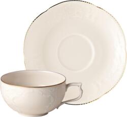 Rosenthal Ceașcă pentru ceai Sanssouci Elf Gold 230 ml cu farfurioară (20480 608648 14642 + 20480 608648 14741)