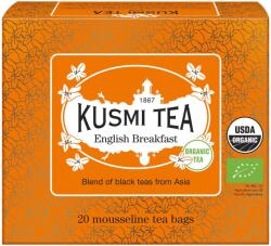 Kusmi Tea Ceai negru English Breakfast în pliculețe de muselină 20 buc (21647A1120)