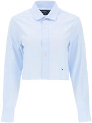 Homme Girls Camasa dama HOMME GIRLS cotton twill cropped shirt (HGSH004 LTBL)