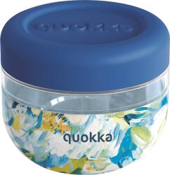 QUOKKA Cutie de prânz Quokka Bubble Blue Peonies 500 ml (40124)