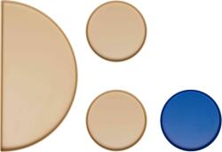 Design Letters Tăvi decorative Treasure bej și albastru-cobalt 4 buc (10101701BEIGCOBAL) Tava