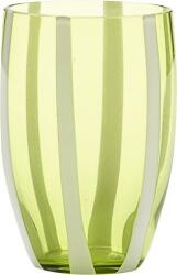 Zafferano Pahar Gessato 320 ml de culoarea mărului verde (GS00113) Pahar