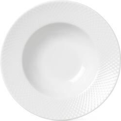 Lyngby Farfurie adâncă Rhombe 24, 5 cm albă (201229)
