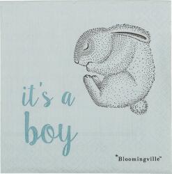 Bloomingville Хартиени салфетки Bloomingville Mini It's A Boy със заек 20 бр (31000702)
