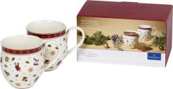 Villeroy & Boch Căni Toy's Delight motive festive 340 ml roșii 2 buc (14-8585-8404)