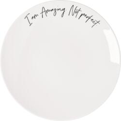 Villeroy & Boch Farfurie pentru micul dejun Statement I Am Amazing Not Perfect 21 cm (10-1621-6153)