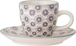 Bloomingville Ceașcă pentru espresso Elsa 80 ml cu farfurioară (82050088)