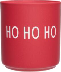 Design Letters Cană Favourite Xmas Ho Ho Ho roșie (10101002ROSEHOHOHO)