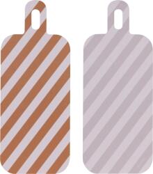 Muurla Tocător și tavă de servire Checks & Stripes 13 x 33 cm (2340-1333-08) Tava