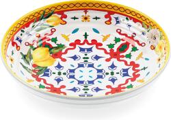 Guzzini Дълбока чиния Flowers & Lemon 21, 5 см жълто-червена (28190052)