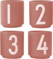 Design Letters Cești pentru espresso AJ nude 4 buc (10102002NUDE)