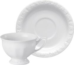 Rosenthal Ceașcă pentru cafea Maria Albă 180 ml cu farfurioară (10430 800001 14742 + 10430 800001 14741)