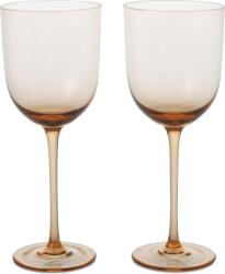 Ferm Living Pahare cu picior pentru vin alb Host roz deschis 2 buc (1104267628) Pahar