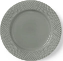 Lyngby Farfurie pentru micul dejun Rhombe Earth 21 cm gri verde (201815)
