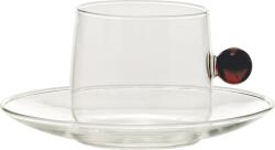Zafferano Ceașcă pentru ceai Bilia 220 ml chihlimbarie cu farfurioară (BA00704)