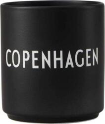 Design Letters Cană Favourite DA Copenhagen neagră (10101003BLACK)