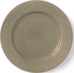Lyngby Farfurie pentru micul dejun Rhombe Earth 23 cm gri maroniu (201810)