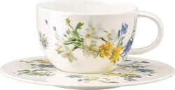 Rosenthal Ceașcă pentru ceai Brillance Grădina Alpină 300 ml cu farfurioară (10530 405108 14772 + 10530 405108 14676)