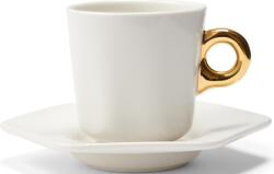 Essenza Ceașcă pentru espresso Sculpture 90 ml albă cu farfurioară (401630-725-001)