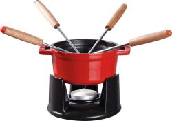 Staub Комплект за фондю Staub 10 см червен 8 части (40509-900-0)