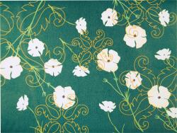 Guzzini Suport pentru farfurie Fusion cu flori 33 x 44 cm verde smarald (12790269)