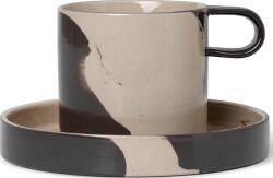 ferm LIVING Cană Inlay 200 ml cu farfurioară (1104263870)