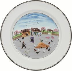 Villeroy & Boch Farfurie pentru prânz Design Naif Poultry Farm 27 cm (10-2337-2624)