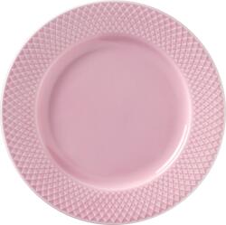 Lyngby Farfurie pentru micul dejun Rhombe 21 cm roz (201930)