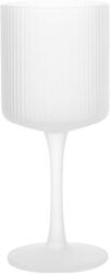 Ferm Living Pahare cu picior pentru vin alb Ripple Frosted 2 buc (1104270098) Pahar