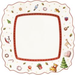 Villeroy & Boch Farfurie pentru micul dejun Toy's Delight pătrat 22, 5 cm albă (14-8585-2649)