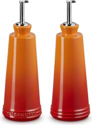Le Creuset Set de dozatoare de ulei și oțet Signature portocaliu aprins 2 buc (80842300900003)