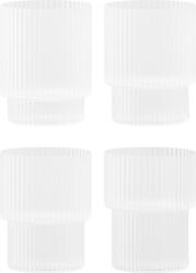 Ferm Living Pahare Ripple scunde Frosted 4 buc (1104269322) Pahar