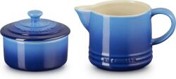 Le Creuset Каничка за мляко и захарница Signature наситено небесносиня 2 части (89331002200003)
