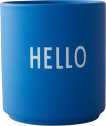 Design Letters Cană Favourite HELLO albastru cobalt (10101002COBALHELLO)
