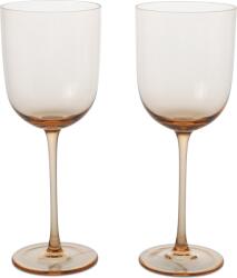Ferm Living Pahare cu picior pentru vin roșu Host roz deschis 2 buc (1104267625) Pahar
