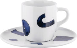 Alessi Ceașcă pentru mocaccino Itsumo Yunoki 85 ml cu farfurioară (NF08/76S)