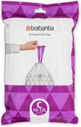 Brabantia Торбички за боклук Brabantia PerfectFit размер В 10-12 л 40 бр (137945)