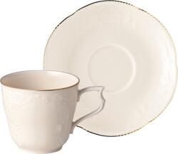 Rosenthal Ceașcă pentru cafea Sanssouci Elf Gold 210 ml cu farfurioară (20480 608648 14742 + 20480 608648 14741)