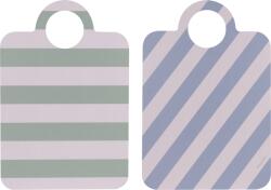 Muurla Tocător și tavă de servire Checks & Stripes 21 x 31 cm (2340-2131-02) Tava