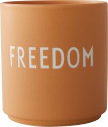 Design Letters Cană Favourite FREEDOM portocalie (10101002ORAFREEDOM)