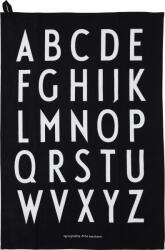 Design Letters Lavete mari de bucătărie AJ 40 x 60 cm alb cu negru 2 buc (10503000BLACK)