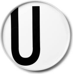 Design Letters Чиния aj буква u порцеланова (10201500u)