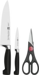 ZWILLING Cuțit de bucătar șef și cuțit pentru legume și fructe Four Star cu forfecuță (35055-000-0)