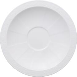 Villeroy & Boch Farfurioară pentru castron pentru supă sau ceașcă de ceai sau cafea White Pearl 400 ml (10-4389-1250)