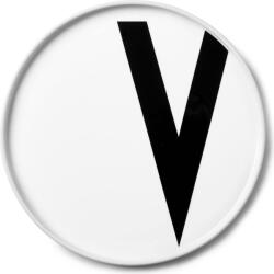 Design Letters Farfurie AJ litera V de porțelan (10201500V)